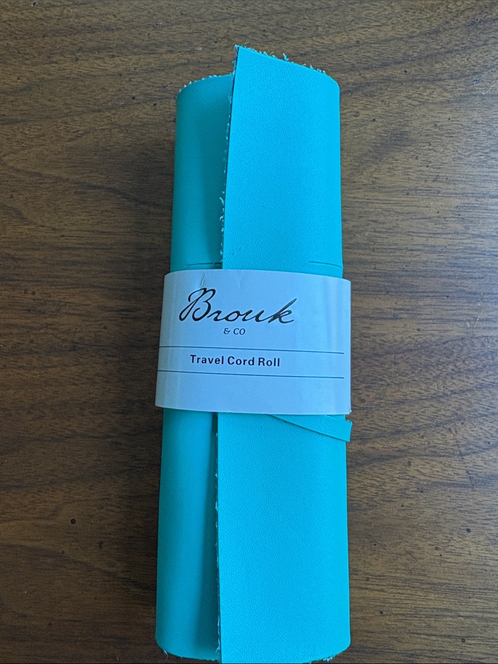 Brouk Travel Cord Roll - Aqua